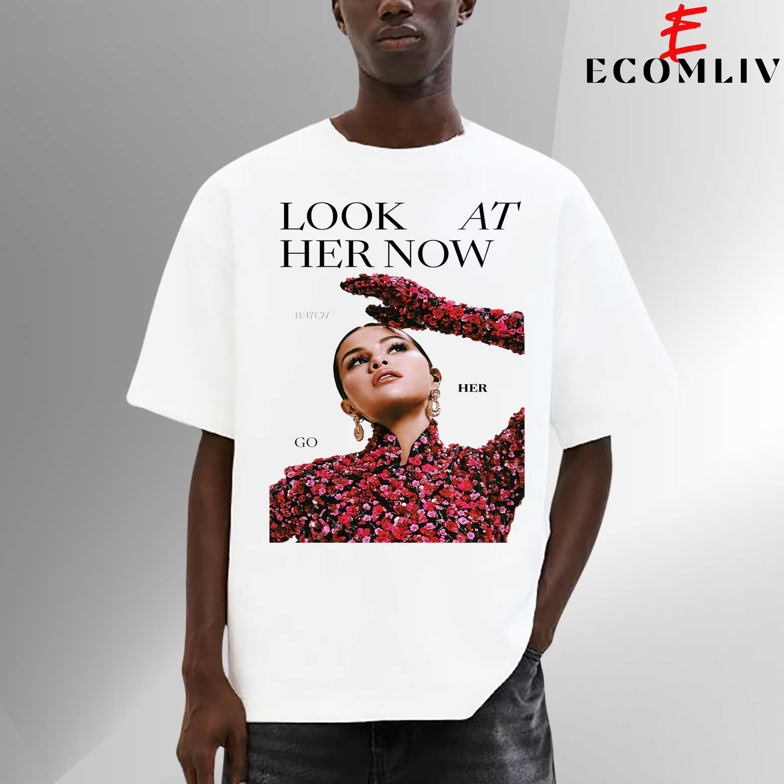 Selena Gomez Look At Her Now T-Shirt, Unisex Pop Music Tee